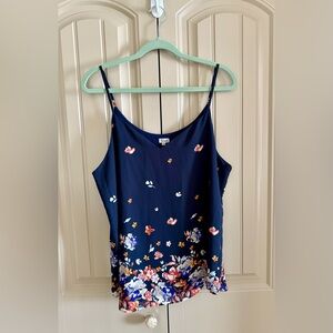 Kismet Navy Blue Floral Top